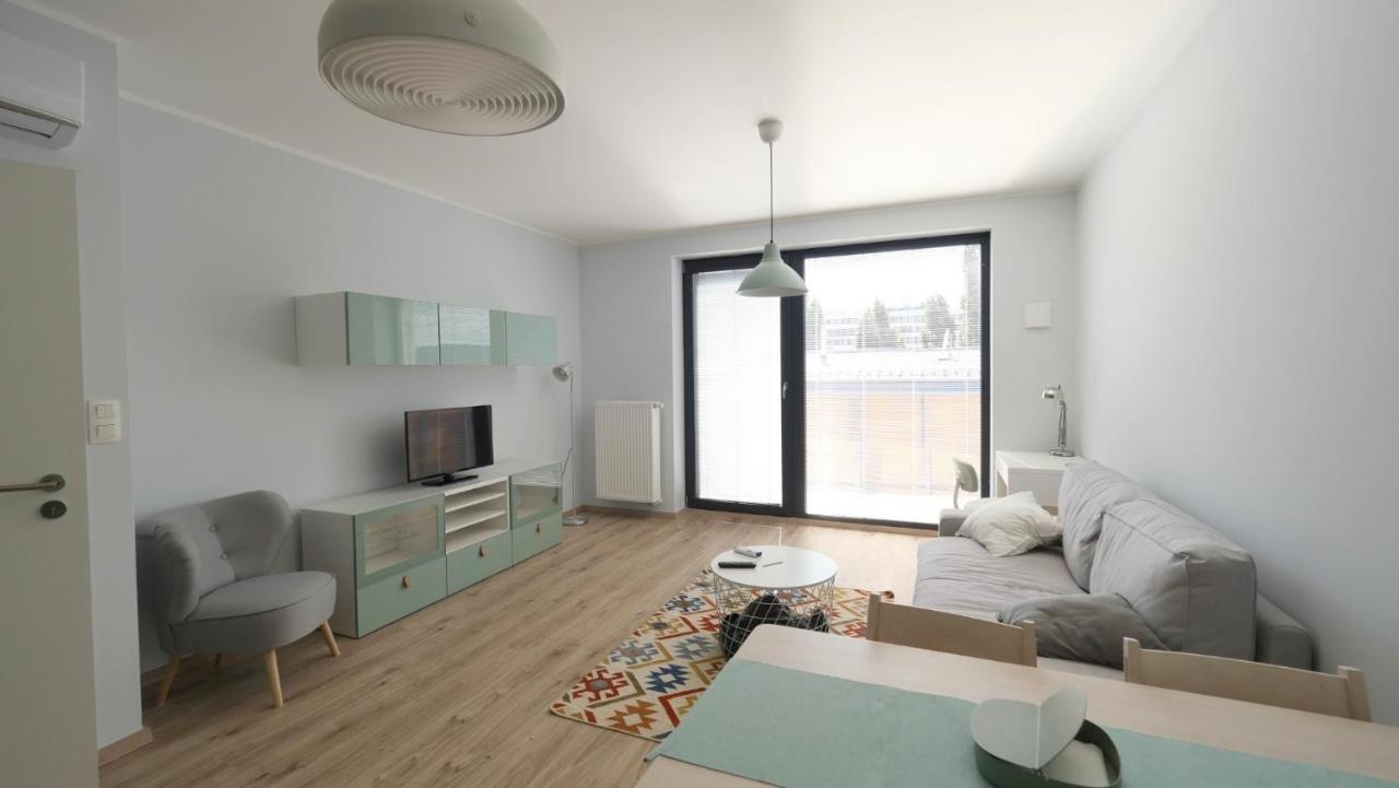 Air-Conditioned, 2 Room Apartment With Terrace Bratislava Eksteriør bilde